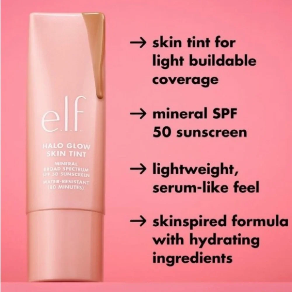 ELF Halo Glow Skin Tint - Medium Neutral - Picture 4 of 5